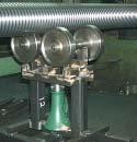 Four-way head permits lever bar insertion at four angles. Ductile-iron housing.