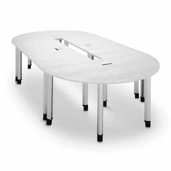 VOX MEETING TABLE PHOTOGRAPHS DESIGN MARK MÜLLER Four 90 degree Elements can be brought