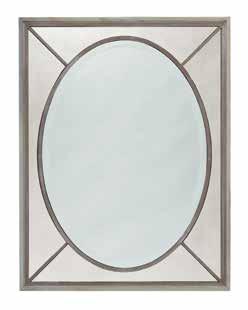 75 (2cm) 550-400 Illumination Mirror Aged Dove Grey finish shown W43 (109cm) D1.