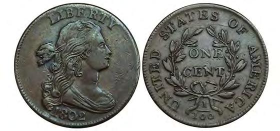 24. 1867, VG, old cleaning and 1868, nice VG. 2 coins. 25. 1869. Appealing full rim Good+ example. 26. 1870. Pleasing G-VG. 13P. 1802. Draped Bust. S-230.