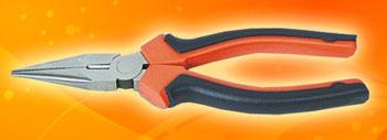 NVR-405 Long Nose Plier Chrome Plated, Mirror Polished Head. Polished Head. Drop Forged from Carbon Steel.
