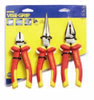 VDE Pliers VDE COMBINATION PLIERS Multigrip jaw is great for pulling, twisting and cutting wire.