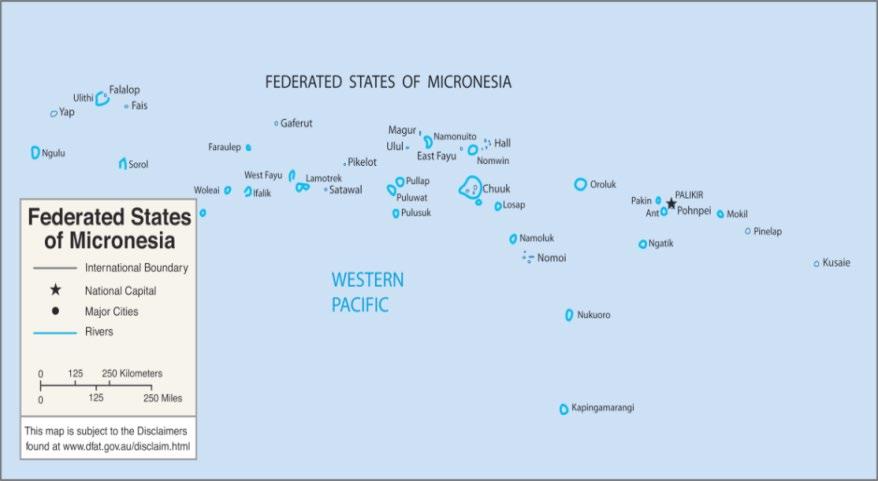 Micronesia Region Sub-strategy Micronesia There is a long history of marine conservation in Micronesia.
