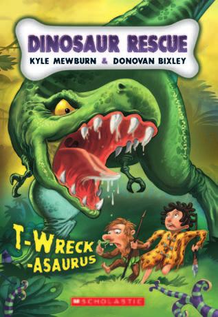 8074354 Dinosaur Rescue INTEREST LEVEL: Age 7+ AUTHOR: MEWBURN, KYLE GRADE LEVEL: Year 2 and up GENRE/THEME: Dinosaurs, adventure and humour BOOK FAIRS PRICE: Special introductory offer $5 How do you