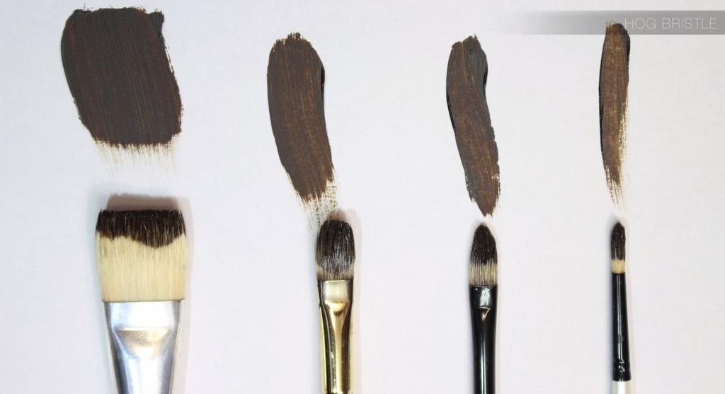 Minimal requirements 1 : brushes The brushes you need can vary depending on your style and the size of the painting you want to do.