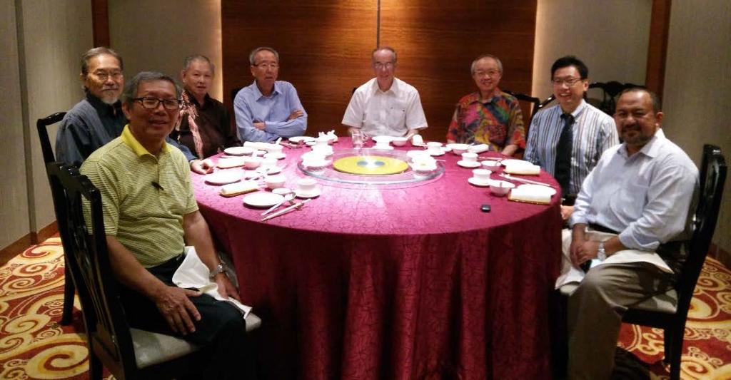 A dinner was arranged to welcome him. The dinner was hosted by the Prof. Chin Fung Kee Memorial Lecture Advisory Board and Organizing Committee led by Ir. Dr. Ting W.H.