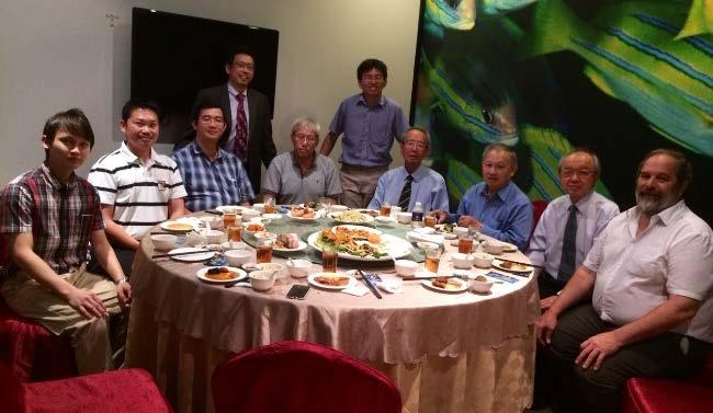 A lunch was arranged by the Malaysian Geotechnical Society (MGS) to welcome Prof. Frank.