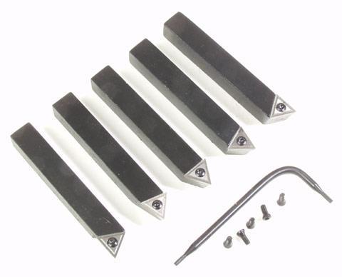Tip: This quick change tool post set is included with the Model 5200 deluxe mini lathe.