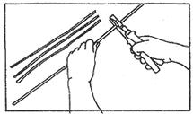 Making Your Lantern WHAT YOU WILL NEED: 1. A. bamboo sticks or reed B. masking tape C.