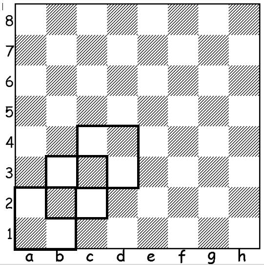 For each of the squares below, decide if it can be a left lower corner of a 2 2 square: Remember, the 2 x 2 squares on