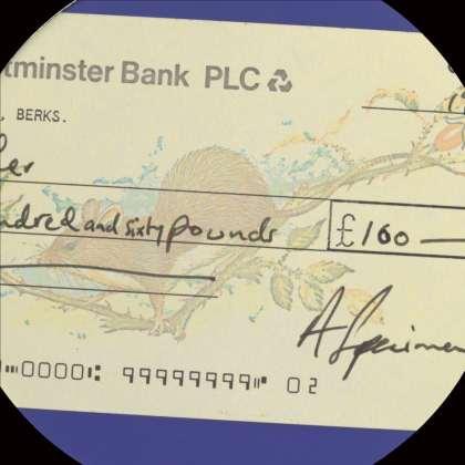 Questioned Document Routine Analysis This cheque has been altered by a