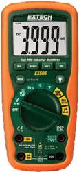 1mA CAT III - 600V Rating Audible & Visual Alerts Diode/Continuity Check Three Year Warranty Built-in IR thermometer with laser (450 & 470) Model 450 2000 Count Full Scale 0.