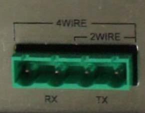 18 DSP4xxFP-SA Users Manual A01561, Rev. A Connecting to a Transmission Line: The modem can be connected in either a 2 wire (S1.7 Closed) or a 4 wire (S1.7 Open) network.