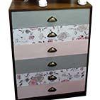 R195 English Rose Chest of Drawers great for candy