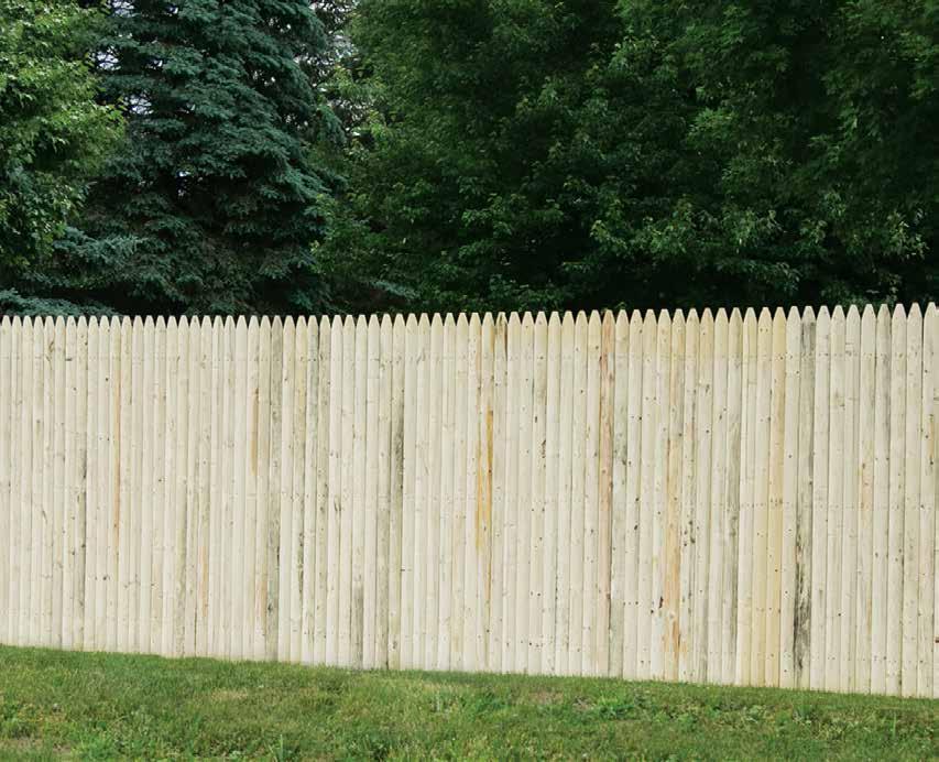 Heavy-Duty Moulded Stockade Fence Panel (Pressure Treated) (Actual Size: 71" H x 96" L) Heavy-Duty Moulded Stockade Fence Panel 73000341 6ft. x 8ft.
