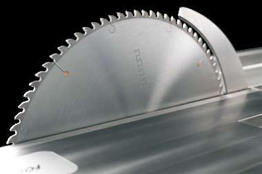measurement correction when the saw blade is tilted