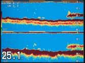 Photographs of major harbors and nav-aids are included Dual-frequency (Vertical split) Dual-frequency (Horizontal