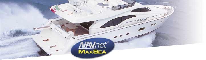 MaxSea-NavNet PC software Defining the cutting-edge of applied information technology, MaxSea-NavNet software is powerful navigation software for boaters who are looking for a user-friendly interface