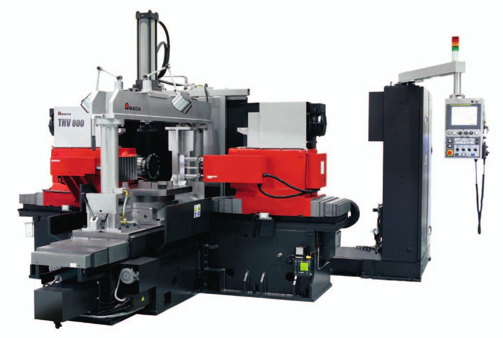 DUPLEX MILLING MACHINES THV SERIES Material support of the THV-800