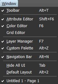 Use Tab to toggle visibility of interface elements. Use Alt+2 to restore the interface elements to a default layout.