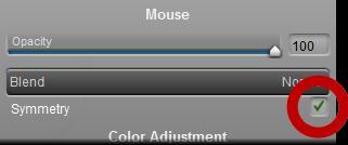 3. Select Mouse layer.