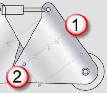 4. Click and drag as shown. 5. Adjust the fill to suit. 6. Press ENTER to accept Color Wheel components 1.