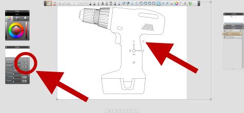 Convert AutoCAD layer to SBD paint layer 1. Select the Underlayer Layer. 2.