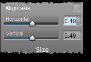 (double-click the layer name) Scale and position layer 1. Select the Red layer. 2. Select Scale.