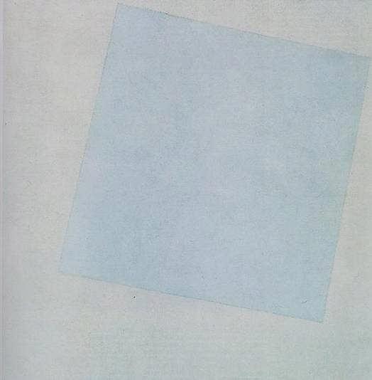This can be seen in the decreasing solidity of form, which for Malevich represented feeling, and the increasing dominance of the white ground of the abyss and higher truth.