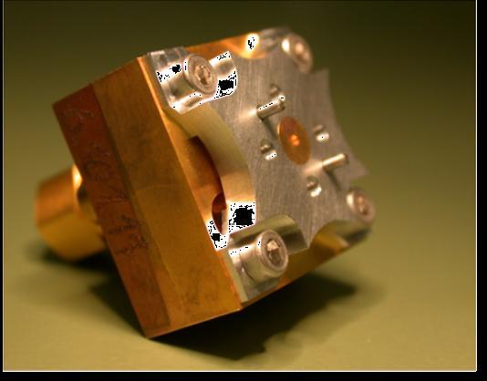 block with horn antenna and IF-connector S.