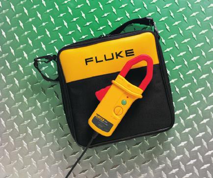 access to difficultto-reach areas. It is compatible with most Fluke multimeters and any other devices that measure ac and dc current and accept shrouded 4 mm (0.16 in) banana plugs.