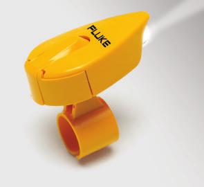 L200 Probe Light Small, rugged light that easily attaches to any Fluke test probe, illuminates the contact area and frees hands for work.