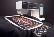 * Standard accessories of the creative vision sewing and embroidery machine include the creative DELUXE HOOP, 360 x 200 mm (14 1 / 4 x 8 inches).