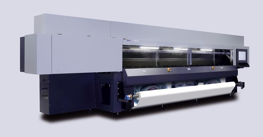 Rho 351R Roll-to-roll UV-Inkjet Printer The Rho 351R, a further development of the Rho 350R, is a high-speed UV inkjet printer for roll media, including: paper, fabrics, vinyl and PVC films, up to a