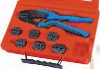 WIRE STRIPPERS/CUTTERS/CRIMPERS SG-18960 Quick Change Ratcheting Terminal Crimping Kit Includes 7 die sets for the most popular automotive terminal