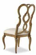 42W x 20D x 60H (107 x 51 x 152 cm) 1595-75300A-WH Splatback Wood Seat Arm Chair Rubberwood and Poplar Solids 23 1/2W x 25 1/2D x 45