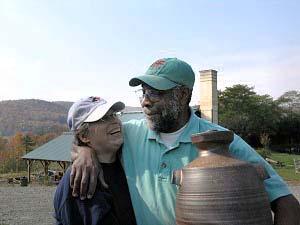 This Month s Featured Artists: Ruth Cohen and Archie Johnson Mud and Fire Potters Little Meadows, Pennsylvania Ruth Cohen and Archie Johnson realized a life-long dream when in 2003 they purchased