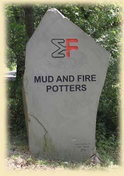 Look for a large stone bearing the insignia on the side of the road. Call ahead to ensure that the gallery is open. Or, peruse the online gallery at www.mudandfirepotters.