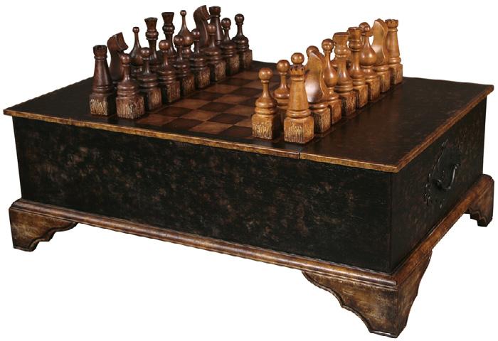 Vera Chess Coffee Table The Vera Chess Coffee Table is named after Vera Menchik, the world s first women s chess champion.