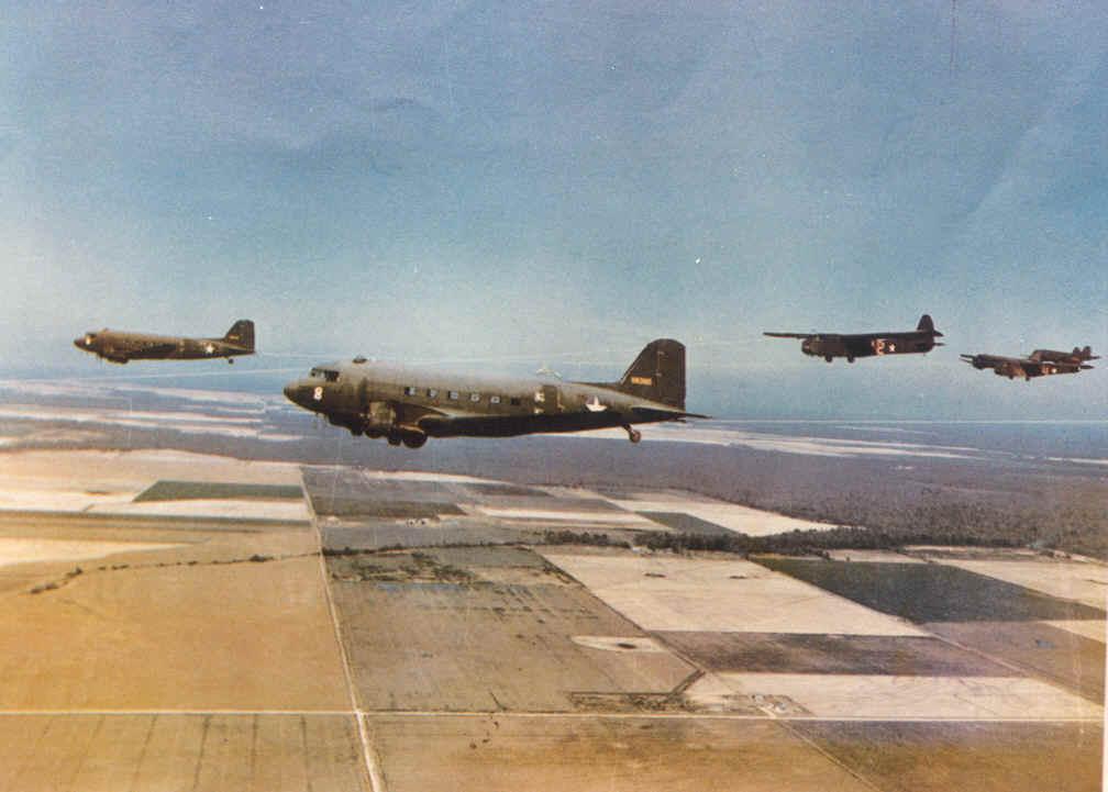 Formation Transport Example: C-47 (DC-3) towing CG-4 Cargo Gliders Courtesy of the
