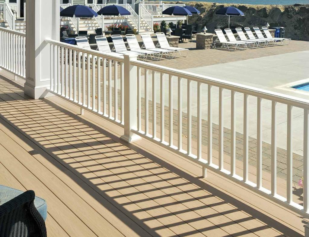22 23 Enhance your deck or porch with our customizable AZEK Rail options.