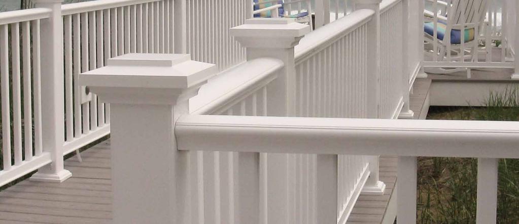 round aluminum balusters, square aluminum balusters, cable and our new glass kit.