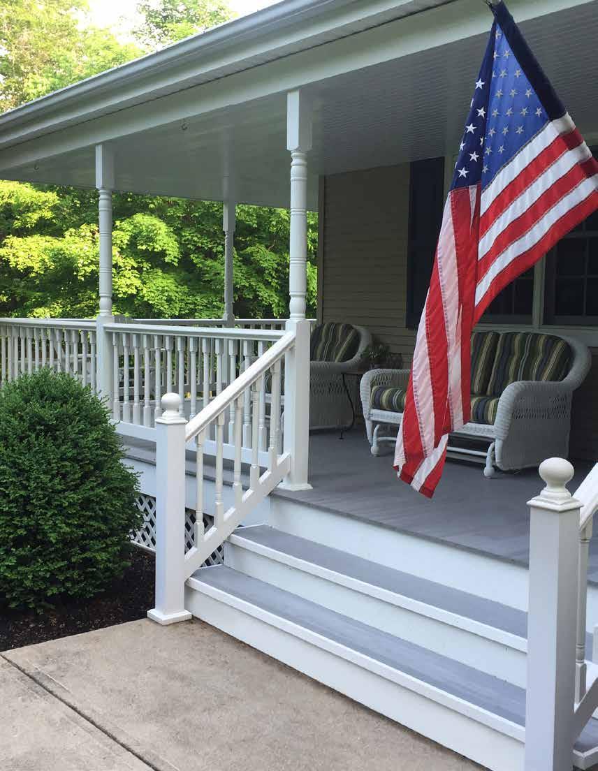 KOMA redefines the best value in durable porch flooring.