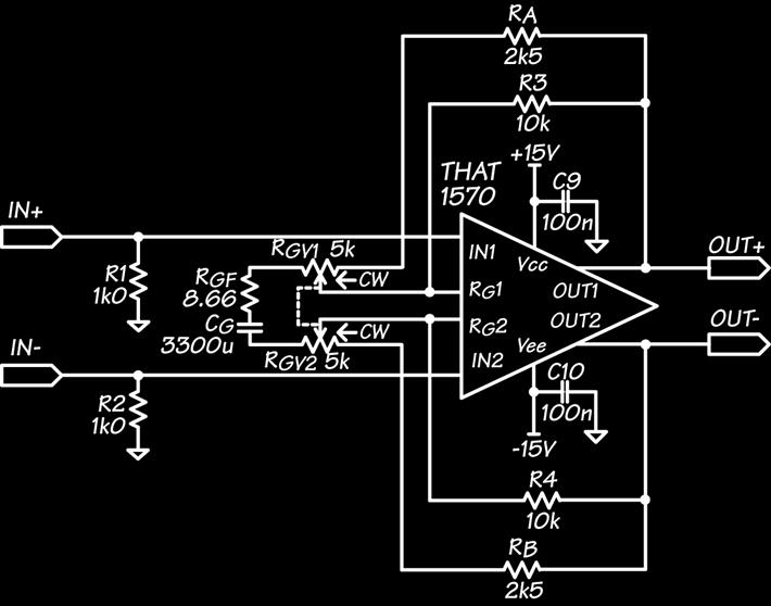 8 AC-Coupling In Dual-Gang Circuit C G sets DC gain to