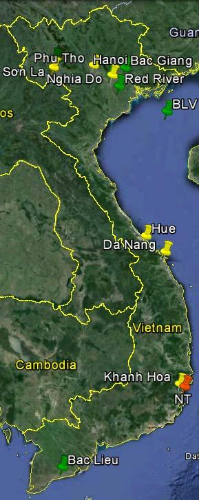 Approach Study area: Vietnam Data: Satellite-based aerosol: MOD04/MYD04 aerosol products (daily, 10km) Satellite-based meteorological products: MOD07/MYD07 Ground - measurements PM2.
