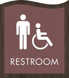 Restroom Signs Restroom Signs ADA-compliant Restroom Signs Good Restroom Signs are more than a male or female symbol posted outside of a door.