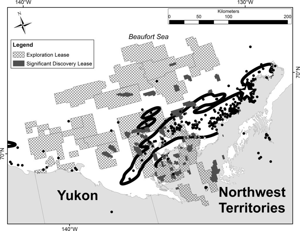 1096 Polar Biol (2017) 40:1085 1099 Fig. 7 Locations of long-tailed ducks (Clangula hyemalis) in relation to oil and gas leases of the Canadian Beaufort Sea.