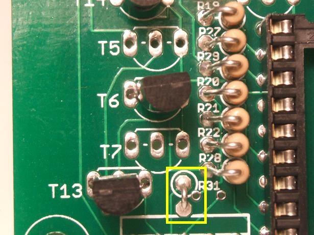 They are supplied in a d-shaped plastic package and the pcb silkscreen outline gives an indication of which way around the transistors should be installed.