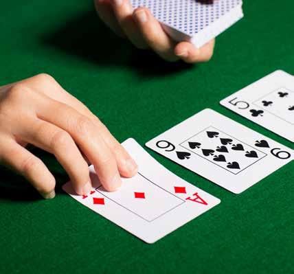 After these initial cards are dealt, a round of betting takes place based on the lowest showing card, (in case of 2 players holding lowest card e.g. both players showing a deuce, the lowest card will be determined by suit alphabetical with Spades being highest).