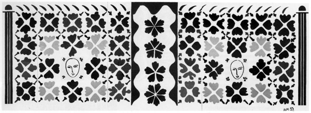 5/7 Henri Matisse, Décoration Masques (Decoration with Masks), 1953 Succession H Matisse/DACS 2004 These patterns look like tiles, but not the ones you find in the bathroom or kitchen.